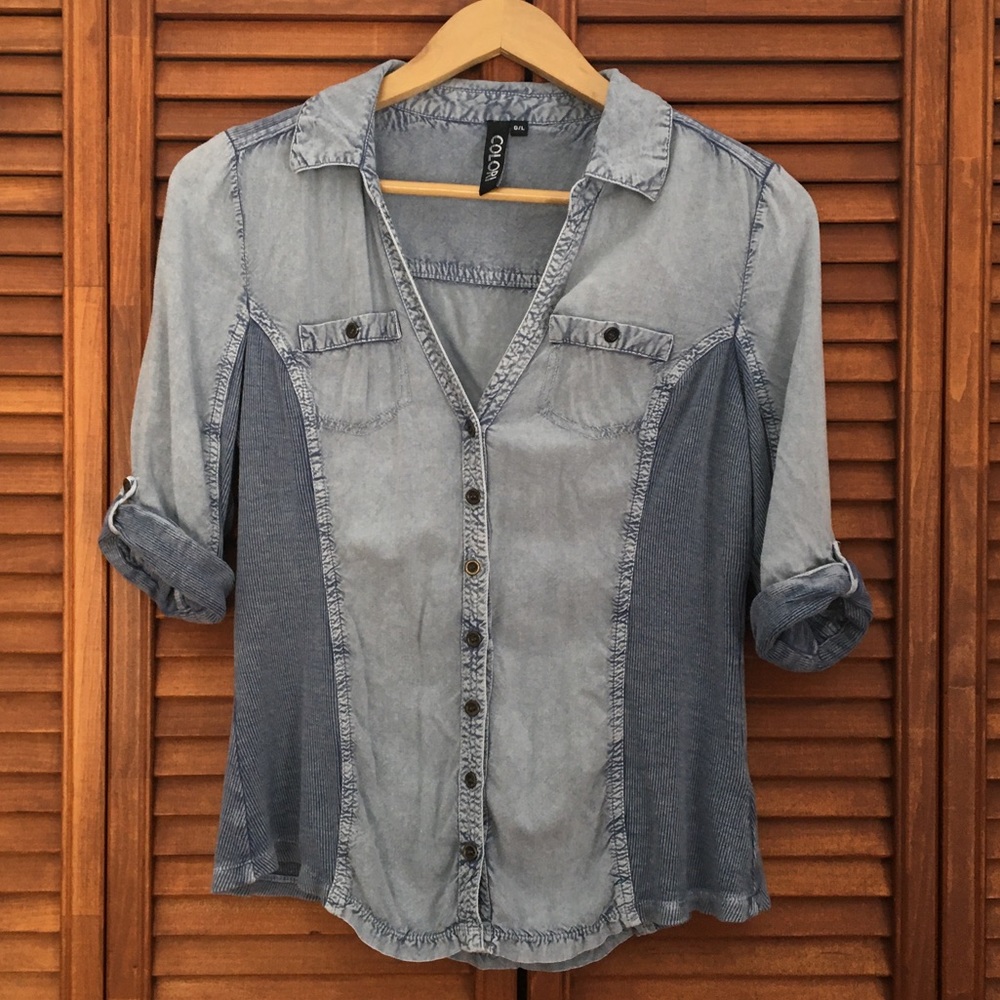 Button-up blouse